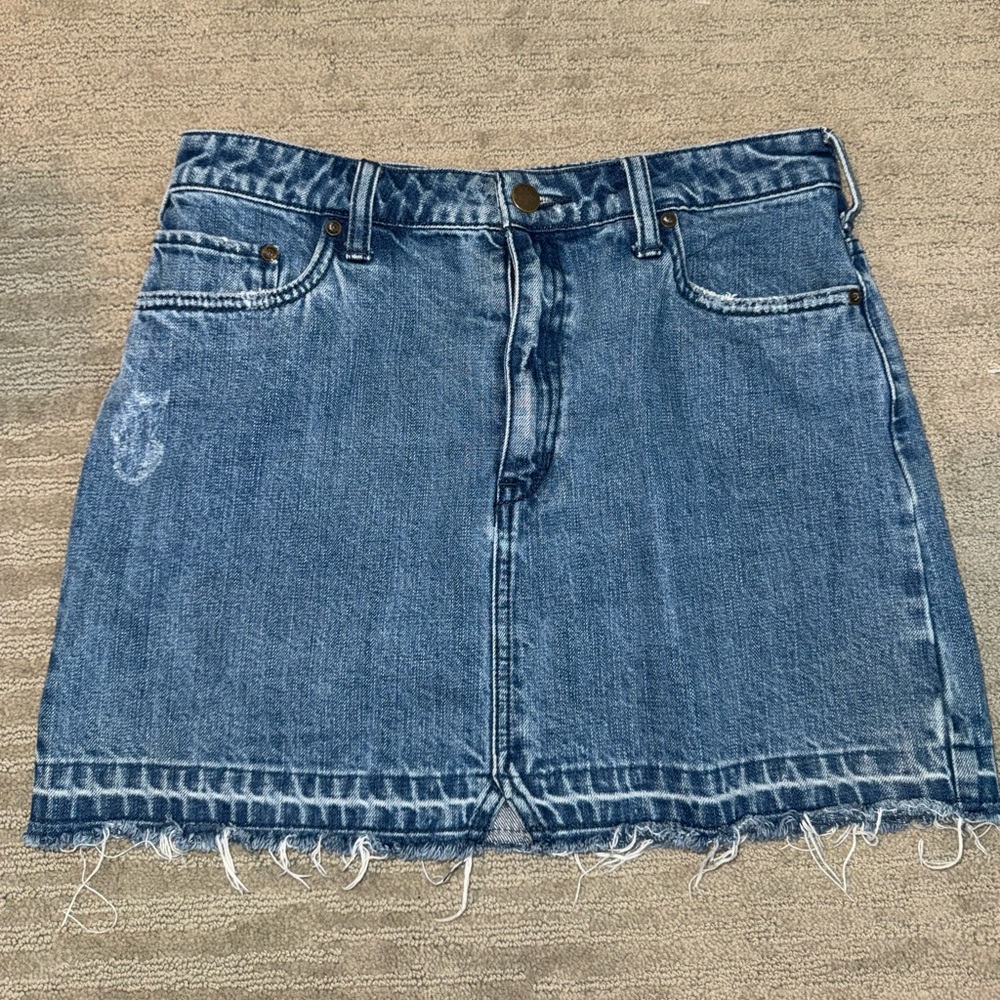 Free People Denim Skirt Size 6